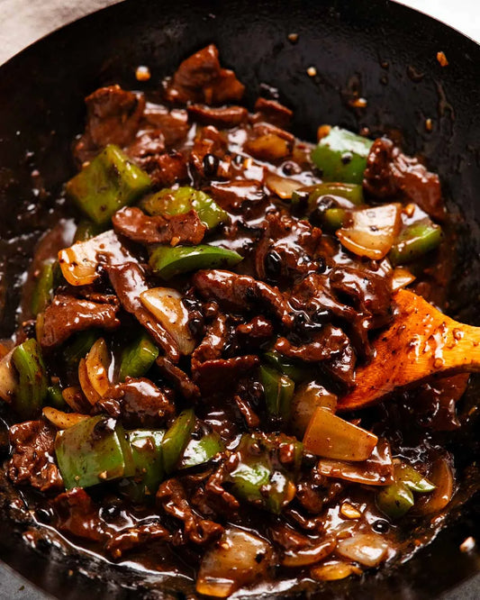 Beef in Black Bean Sauce