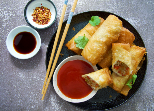 Chicken/Veg Spring Rolls